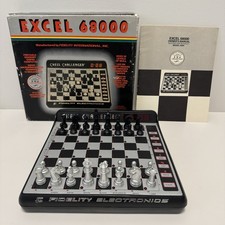 Fidelity Mach I Excel 68000 Electronic Chess Computer READ PARTS Repair