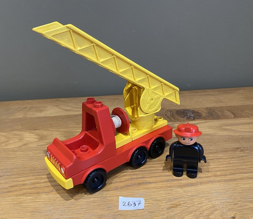Vintage lego duplo fire engine - duplo,
