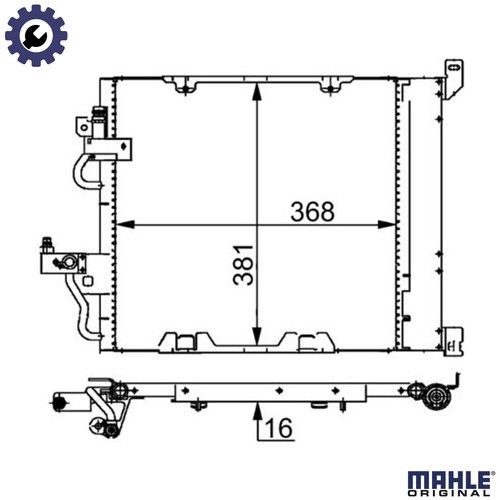 Condenser air conditioning - condenser,