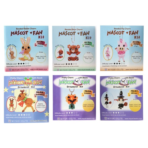 Miyuki charm mascot kits - miyuki,