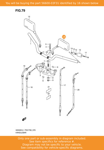 Suzuki mirror assy - mirror, view