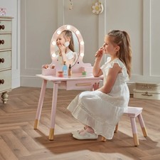 Dimples Wooden Light Up Vanity