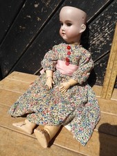 Antique Armand Marseille 390 Doll .17 in.tall. Bisque head marked A.M.Germany (S