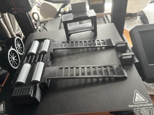 Printed rolling road - 3d,