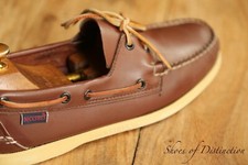 Sebago Schooner Brown Leather