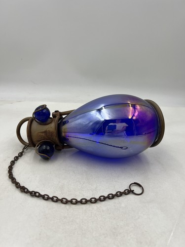Vintage cobalt blue iridescent - vintage,