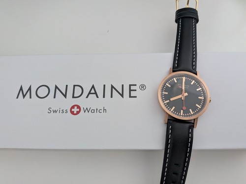 Mondaine classic quartz grey - mondaine,
