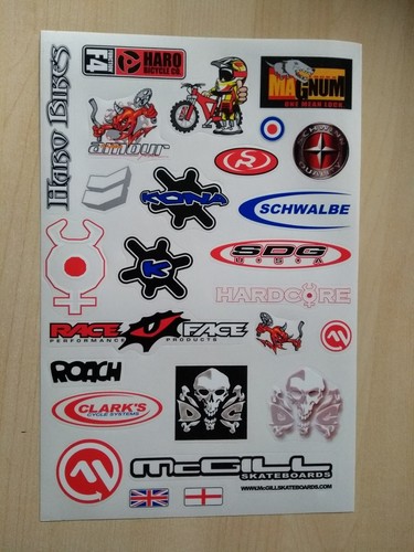 Bmx bike bicycle stickers - bmx,