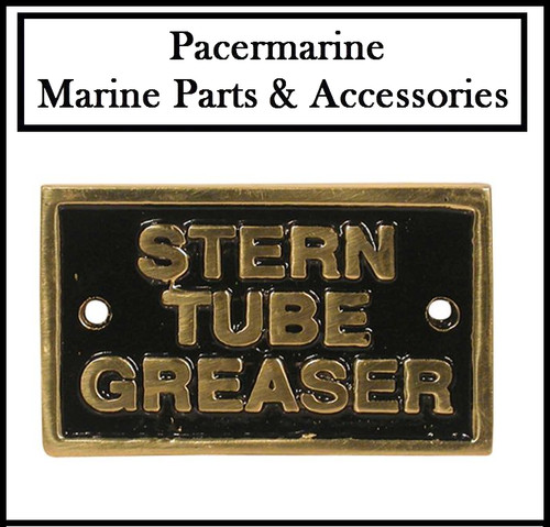 Stern tube greaser - tube, brass