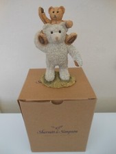 Sherratt & Simpson Bear sat on Dad's shoulders 57126 - boxed