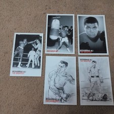 5 Muhammad Ali Art Cards