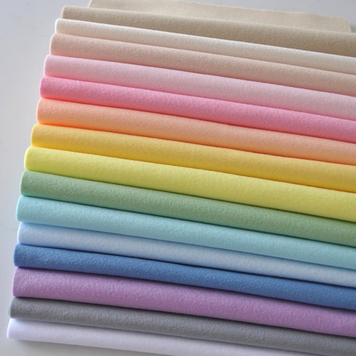Pastel felt bundle 15 sheets - -,