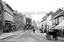 Cyy-61 Fore Street With Pony & Trap, Sidmouth, Devon. Photo