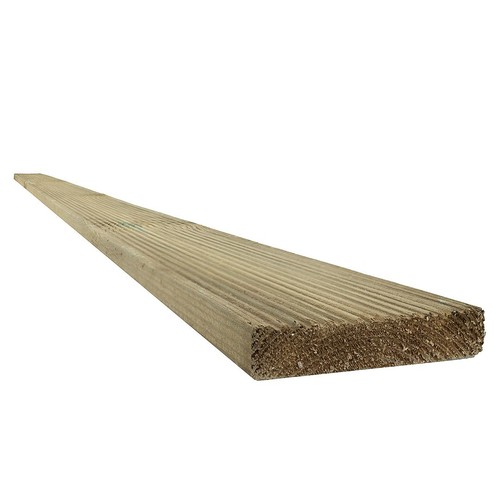 Treated timber decking board - treated,