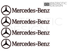 4x MERCEDES BENZ SMALL SYMBOL