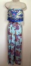 Zara turquoise blue floral