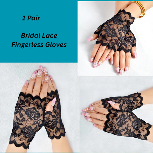 Mesh mitten half finger - mesh,