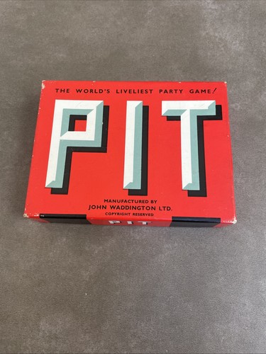 Vintage pit playing card - playing, game
