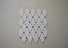 White, Grey, Beige & Black Marble Mosaic Tiles with Crystal  |300X300X8mm|11=1m2