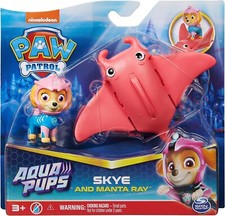 Paw Patrol Aqua Pups Skye and Manta Ray Action Figures Set