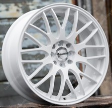 Alloy Wheels 15" Motion For Toyota Aygo Corolla Starlet Yaris 4x100 White