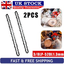 2Pcs 14" 52 Drive Links Chainsaw Saw Chain Parts Tool Chainsaw Blade 3/8" Pitch