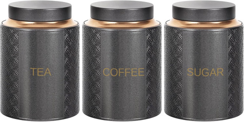 Tea coffee sugar - sugar, canisters