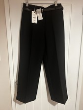 BNWT Ladies Zara black Turn Up