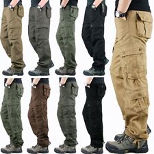 UK Mens Cargo Trousers 100%