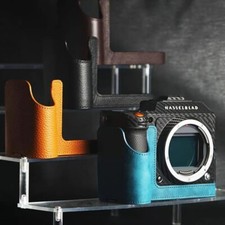 For Hasselblad X2D 100C Case Handmade Genuine Leather Half Camera Case Bag Cover