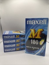 5x Maxell M 180 Mega Power