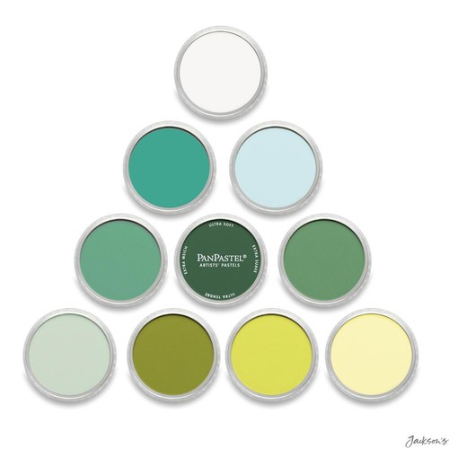 Panpastel greens soft pastel - soft,