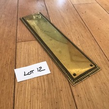 Vintage Brass "Push" Door