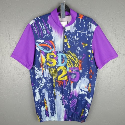 Vintage cycling jersey zip - vintage,