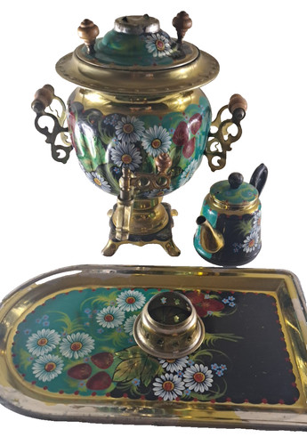 Vintage russian samovar - russian,