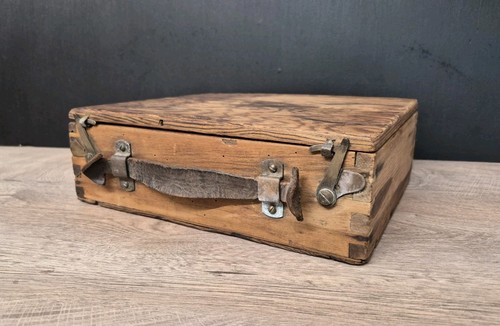 Antique vintage wooden box - antique,