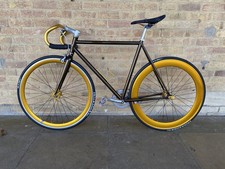 Wlkie Brown Metallic 55cm Single Speed Fixed Gear Fixie Flip Flop ThickSlick DMR