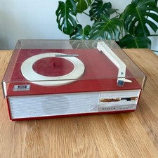 Vintage Stella Red Turntable