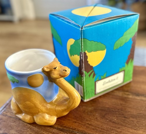 Vintage camel ceramic coffee - vintage,