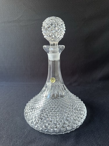 Vintage crystal decanter - vintage,