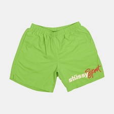 Stussy Sports Shorts / Size 28 in / Mens / Green / Nylon