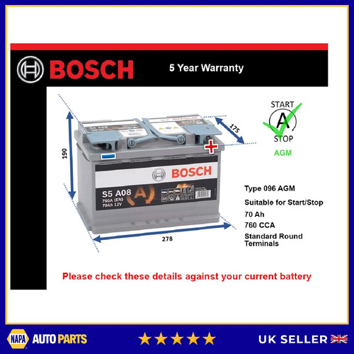Agm car battery fits lotus - car,