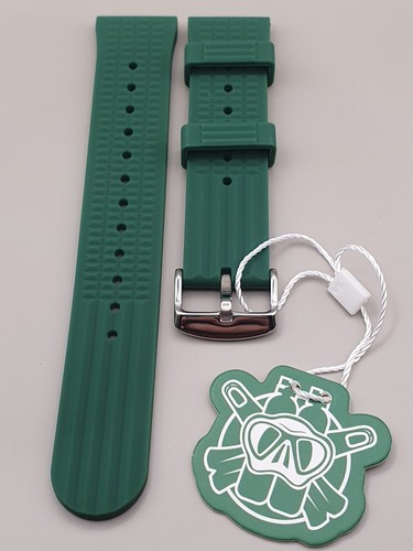 Steeldive waffle 20mm green - waffle,