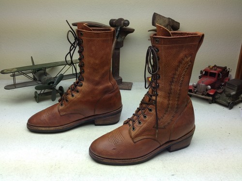Distressed dan post brown - distressed,