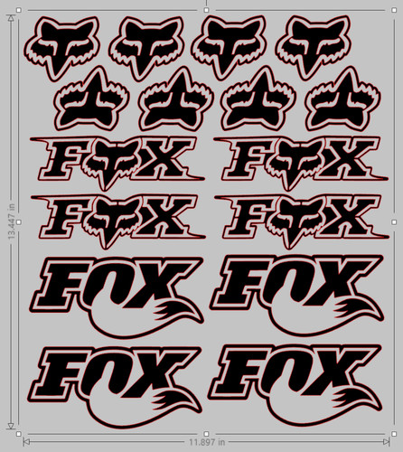 Fox mtb bmx - x, vinyl
