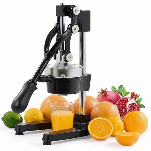 Manual cast iron citrus juicer - iron,