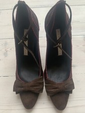 Vintage Pura Lopez Brown Suede