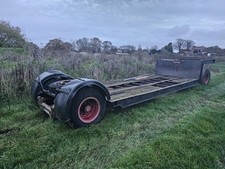 Tractor Trailer Low Loader Farm Trailer 27 Foot Long 8 Foot Wide 5fh Wheel Dolly