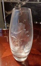 Stuart Crystal WILD ROSE Posy