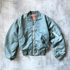 Vintage 1980’s Schott NYC M-A1 Nylon USAF Boxy Flyers Bomber Jacket.